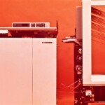 Xerox 4500 with sorter undocked Xerox 4500 with sorter undocked