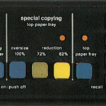 Xerox 3450 operator panel