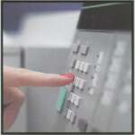 Xerox 1090 control panel