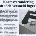 End of the Rank Xerox era in Venray 1997 End of the Rank Xerox era in Venray 1997
