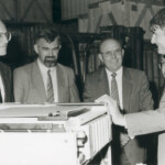 BJ Baron visit Rank Xerox Venray 199x