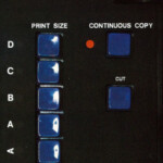 Xerox 2080 control panel