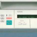 Xerox 1050 control panel