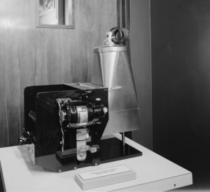 Chester Carlson's first xerographic apparatus